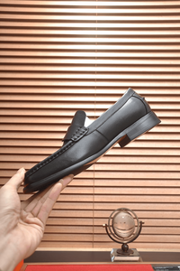 Mocasines de cuero negro para hombre, zapatos casuales de vestir para negocios y uso diario, hermessing - Product Image 4