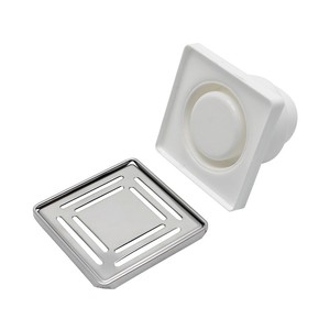 Wholesale 4-Inch Modern Bathroom Plastic Drainer Accessories Large Displacement Double Hole Shower Room Floor <b>Drain</b> <b>Cover</b> <b>for</b> - Product Image 2