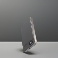 HDL OEM/ODM Portable en alliage d'aluminium banques d'alimentation magnétique 5000mAh Station de charge Mobile téléphone portable chargeur sans fil magnétique