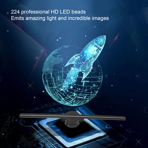 3D Hologram Fan 16.5in 2000x224 WiFi 3D <b>Projector</b> with 224 LED <b>Light</b> Beads for Business Store Advertising - Product Image 5