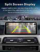 Système Android 12.3 pouces, CarPlay sans fil, compatible avec BMW Série 5 F10F11, lecteur multimédia vidéo de voiture, autoradio, navigation GPS