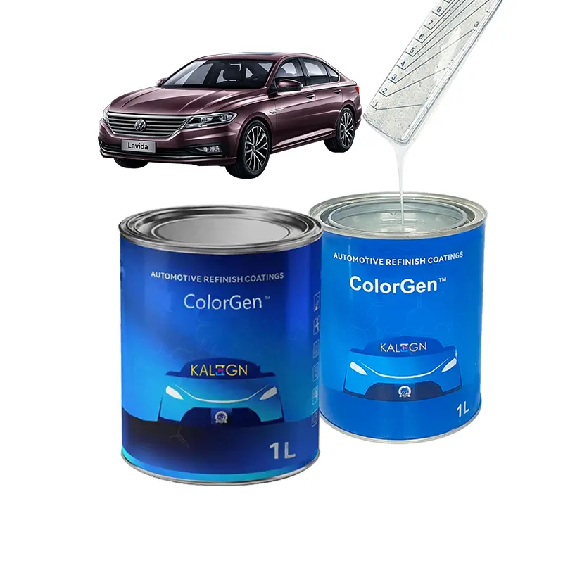 Tinta automotiva डे ऑल्टो brilho पैरा repintura automotiva 1K 2K Revestimento आधार पैरा conserto डे carro