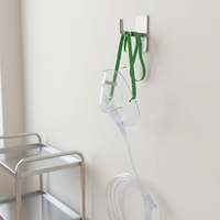 Masque à oxygène médical jetable en PVC simple, haute qualité OEM, prix usine, haut débit, avec sangle de fixation
