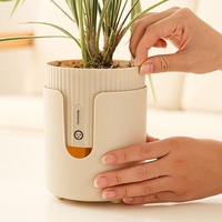 Pot de fleurs en PP vert épaissi, respirant, robuste et durable pour la maison, le balcon, l'intérieur, pour les plantes succulentes de grande taille, les Pothos, absorbant l'eau
