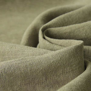 Couleur unie 9S naturel écologique tissé 100 tissu de chanvre pour coudre la robe de femmes matelassée - Product Image 4