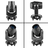 Projecteur à tête mobile 400W, double prisme Sharpy, faisceau vert bleu, DMX, équipement d'éclairage de scène pour DJ et clubs