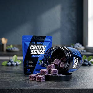 Avant l'exercice, prenez des suppléments pour la récupération énergétique et la croissance musculaire, tels que des gommes de créatine monohydrate pour hommes et femmes. - Product Image 1