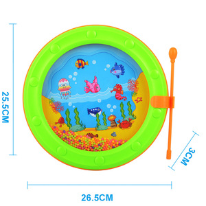 Chất lượng cao 24 cm sóng trống orff hỗ trợ giảng dạy giáo dục sớm nhạc cụ Nhựa đàn piano bàn phím cho trẻ em - Product Image 5