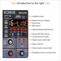 Mixeur audio 4 canaux multifonctionnel pour vente en gros