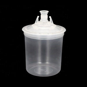 Accessoires Voiture OEM Hoàn Chỉnh Kit Dùng Một Lần 600cc Pintura Cup Xe Tự Động Sơn Trộn Phun Cốc Nhựa - Product Image 4