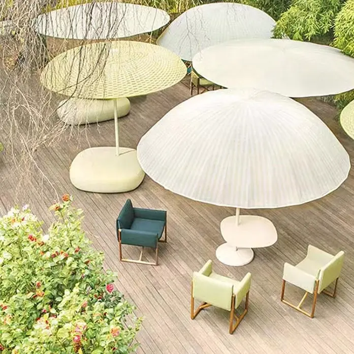 Design Criativo De Guarda-chuva Com Layout De Quarto Personalizado Almofada De Lazer Pessoa Preguiçosa Outdoor Furniture Sunshade