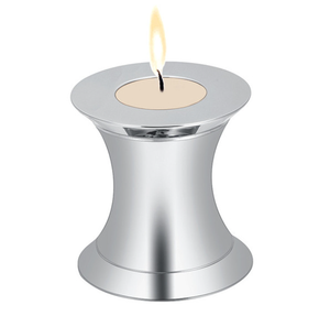 Urna de Cremação em Aço Inoxidável Moderna de Luxo em Formato de Gota, Porta-Velas de Oração, Memorial para Funeral de Animais de Estimação e Humanos - Product Image 1