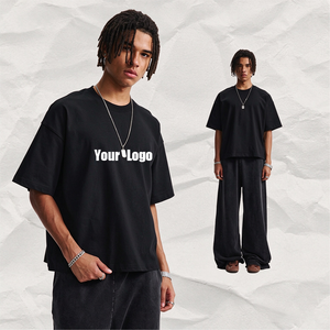 T-shirt Homme Coton Lourd Coupe Boxy Personnalisable avec Logo – Vente Chaude – 2026 275G – Décontracté et Tendance Streetwear - Product Image 1