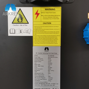 Năng lượng hiệu quả mới biến tần nguồn không khí bơm nhiệt R32 cho bể bơi và sưởi ấm nhà - Product Image 5