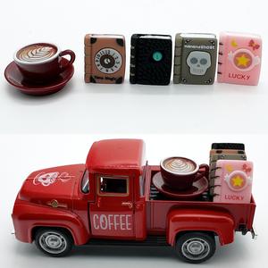 Camioneta Retro de 12.5 Centímetros, Modelo de Coche de Aleación, Adorno Artesanal, Regalo, Camioneta de Café - Product Image 4