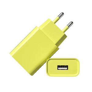 ที่ชาร์จสำหรับเดินทาง 2.4A USB 10W EU US Plug ใช้ได้กับโทรศัพท์แอปเปิล หัวเว่ย เสี่ยวหมี่ ออปโป้ดีไซน์มาการองสีสันสดใส - Product Image 3