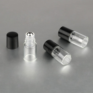 Empty Portable 1ml 2ml 3ml 4ml 5ml Fragrance Essential Oil <b>Sample</b> Glass Roller <b>Bottle</b> Roll on Glass Vials - Product Image 2