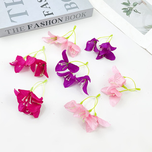 Guirnaldas de flores artificiales de buganvilia de tela de seda de 6 cm de diámetro, decoraciones para bodas, accesorios para la cabeza y pared. - Product Image 1