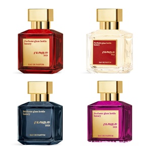 Flacon vaporisateur de <span class=keywords><strong>parfum</strong></span> <span class=keywords><strong>Baccarat</strong></span> rouge carré de 50 ml, flacon de recharge en verre vide portable, flacon d'emballage cosmétique de luxe très vendu - Product Image 6