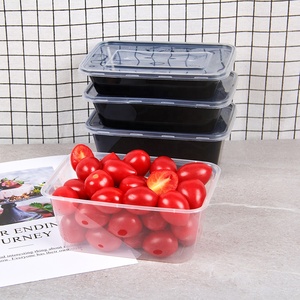 Contenitore per Alimenti da Asporto in Plastica Usa e Getta da 1000ml con Coperchio, Personalizzabile, Adatto al Microonde - Product Image 3