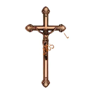 Cross Crucifix copper plated for coffins caskets cross