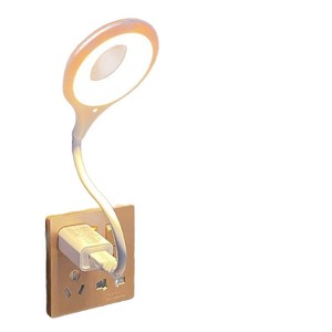 Voice Control <b>Led</b> Night <b>Light</b> Round Warm White <b>Usb</b> Powered Bedroom Desk Lamp - Product Image 1