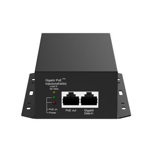 Inyector POE estándar Gigabit de 90W con transmisión de 10/100/1000Mbps, conmutador de red de 2 puertos duales, 2 puertos - Product Image 1