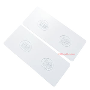 خطاف تعليق لاصق بلاستيكي شفاف صلب مثبت على الحائط لشريط الطاقة - Product Image 5