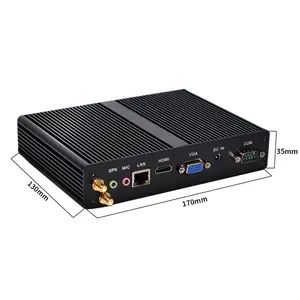 Cheap J1800 N2920 Industrial Fanless Mini PC X86 Win XP Linux Micro Computer Barebone 12V Low Power Nettop All-in-one PC For POS