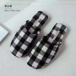 Material de tartán escocés de diseño a cuadros de moda Simple de alta calidad primavera y otoño hombres y mujeres con las mismas zapatillas - Product Image 2