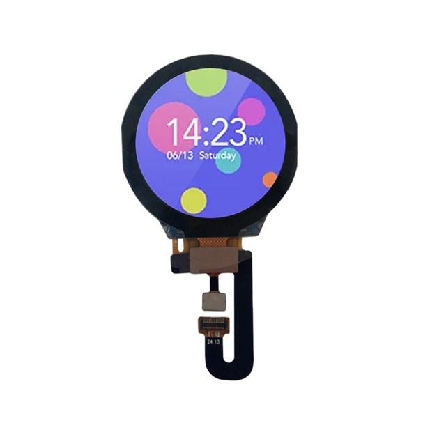smart screen1.3 inch 240*240 round IPS tft lcd display with CTP panel and SPI interface smartwatch lcd display