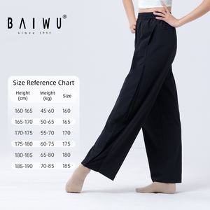 125112036 Baiwu, pantalones <span class=keywords><strong>de</strong></span> baile modernos para adultos para mujeres, Ropa <span class=keywords><strong>de</strong></span> baile, pantalones largos deportivos en forma <span class=keywords><strong>de</strong></span> Cimitarra, pantalones <span class=keywords><strong>de</strong></span> práctica - Product Image 3
