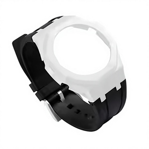 Modified Ceramic Case Fluororubber Strap Suitable for <strong>Casio</strong> <strong>GA</strong>-2100 <strong>B2100</strong> GA2110 Watch Accessories - Product Image 1