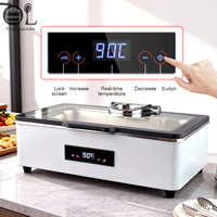 OULU Kommerzieller Smarter Elektrischer Buffet-Wärmebehälter mit Hydraulischem Deckel, Luxuriöser Speisenwärmer für Restaurants, Buffet-Ausstattung, A+++ Energieeffizienz