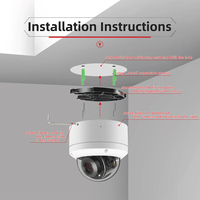 Caméra IP PTZ POE OEM 8MP avec zoom 5x, audio, anti-vandalisme, étanche, détection IA, intérieur/extérieur, sécurité CCTV, réseau, caméra dôme 4K