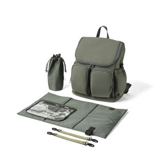 Bolsa de Pañales Multifuncional Impermeable de Neopreno, Organizador de Viaje, Compatible con Cochecito, Cierre de Cremallera, para Mamá - Product Image 1