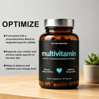 Capsules de multivitamines OEM ODM à marque privée avec MCT, magnésium, potassium, collagène, capsules de compléments alimentaires personnalisées