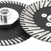 Lame de scie circulaire en diamant fritté de qualité industrielle de 4,5 à 9 pouces, disque de coupe, disque de meulage, disque abrasif avec bride, personnalisable OEM