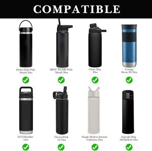 Insulated Neoprene Water Bottle <b>Fence</b> Sleeve Hook Compatible for Rambler for 18oz/20oz Wide Mouth Outdoor - Product Image 3