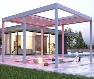 3x3 3 3x4 4 4 4 4x5 6 6x6 6x3 6x6 6m आधुनिक उद्यान आउटडोर एल्यूमीनियम लाउवरिड पेगाव पेरूला पेर्गोला - Product Image 4