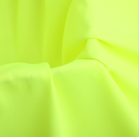 Tissu satiné imitation acétate pour femmes, poids moyen, 100% polyester, élasthanne, respirant et antistatique, tissé, motif teint