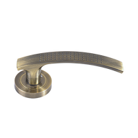 Runwin OEM Usine Professionnelle 2026 Poignée de Porte Courbe Moderne en Laiton et Aluminium de 45mm d'Épaisseur pour Intérieur, Chambre et Salle de Bain, Facile à Installer