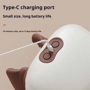 2025 recargable 2000mAh batería Mini masajeador de cuello sensación de tacto Real forma de mano masajeador nuevo diseño - Product Image 3