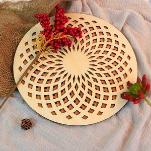 Usine Service de découpe Laser du bois, contreplaqué coupe Laser bois <span class=keywords><strong>Mandala</strong></span> - Product Image 2