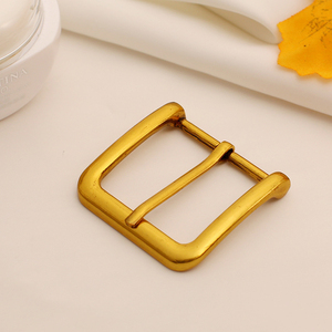 หัวเข็มขัดทองแดงแบบปรับได้ขนาด 35 มม. สำหรับเข็มขัดหนังขนาด 33 มม. ถึง 34 มม. อุปกรณ์เสริมสำหรับกางเกงยีนส์ - Product Image 1