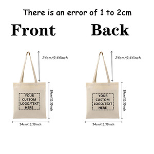 Bolsa de Lona Personalizada con Logotipo Corporativo, Regalo Empresarial Ecológico Reutilizable de Alta Calidad, Artículos Promocionales para Empresas y Publicidad de Marca - Product Image 6