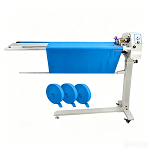 Machine de découpe de bandes entièrement automatique pour aiguilles à <span class=keywords><strong>navette</strong></span> de tricotage, matériaux en coton, avec fonctions de découpe et de couture - Product Image 4