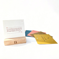 Tarjetas de Afirmaciones Motivacionales para Niños, Diseño Personalizado al por Mayor, Exhibidor de Cartón Arqueado, Tamaño Personalizado, Incentivo Positivo Diario