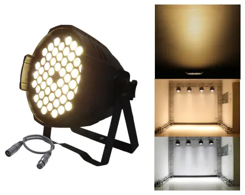 Factory direct sale high brightness professional 3w*54pcs Warm White Light for stage wedding show party big events