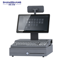 Manufacturer Pos Computer All in One Cash Register Dual Screen Thermal Printer Cash Drawer Supermarket Retail Store Grocery